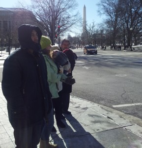 On our way to the White House.