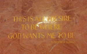 Inside the Basilica.